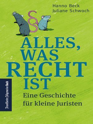 cover image of Alles, was Recht ist